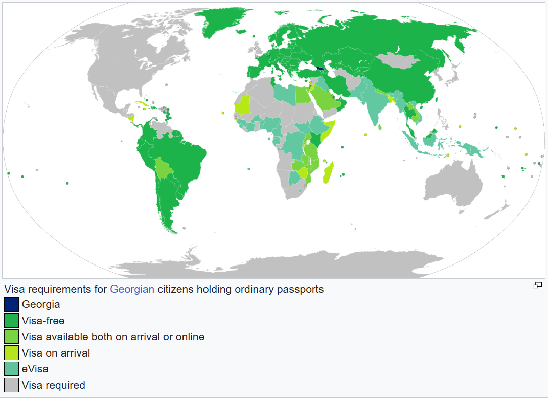 visa requirements for george citizens