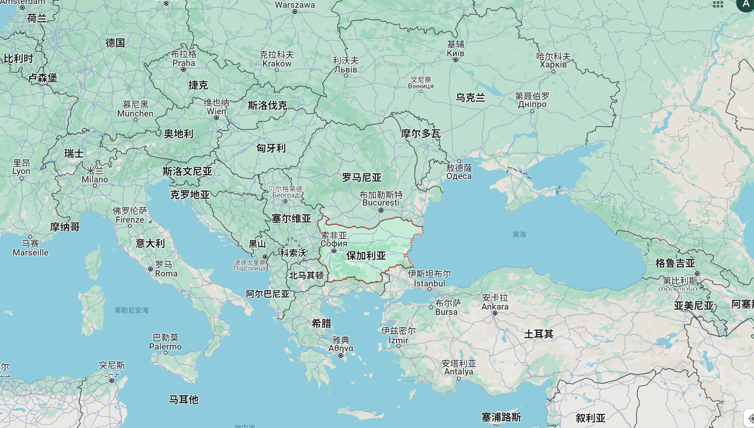保加利亚移民观察 巴尔干半岛地理位置