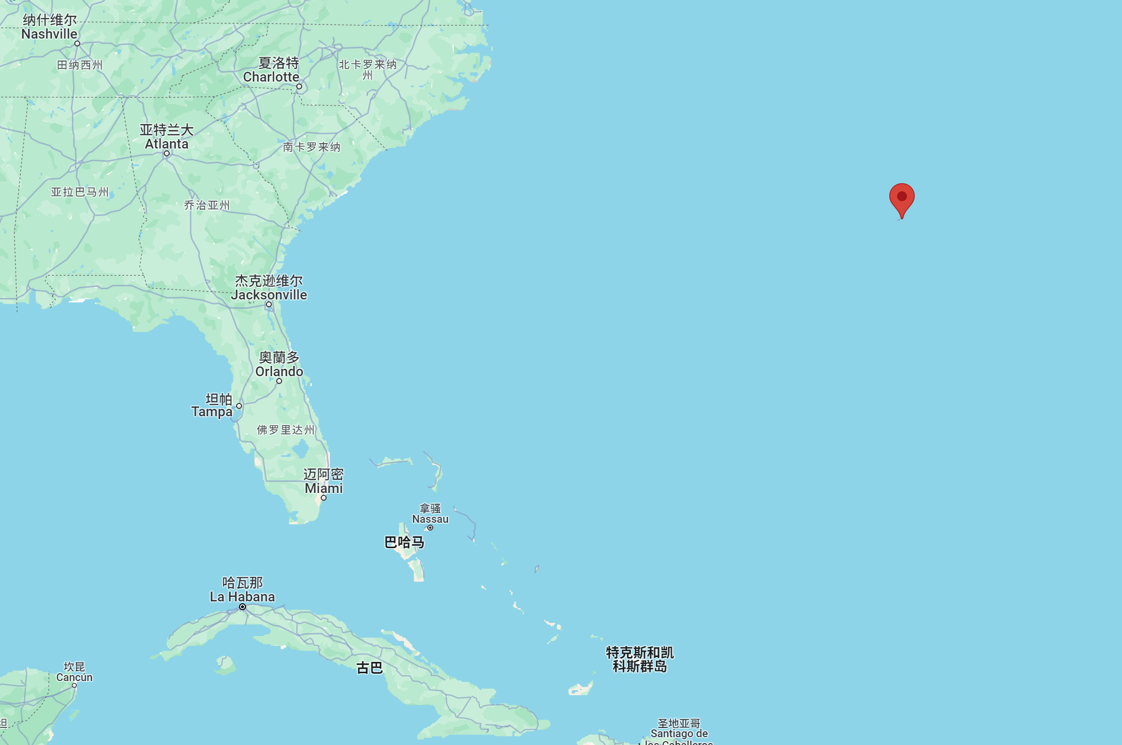 百慕大群岛地理位置